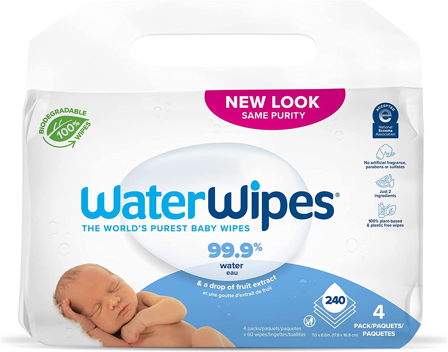 WaterWipes® Baby Wipes are Now 100% Biodegradable and Plastic-Free