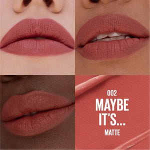 Maybelline New York - Serum Lipstick, Hydrating Lip Makeup with 8HRs of Lip Plumping Moisture with Hyaluronic Acid + Oil Blend | MazenOnline