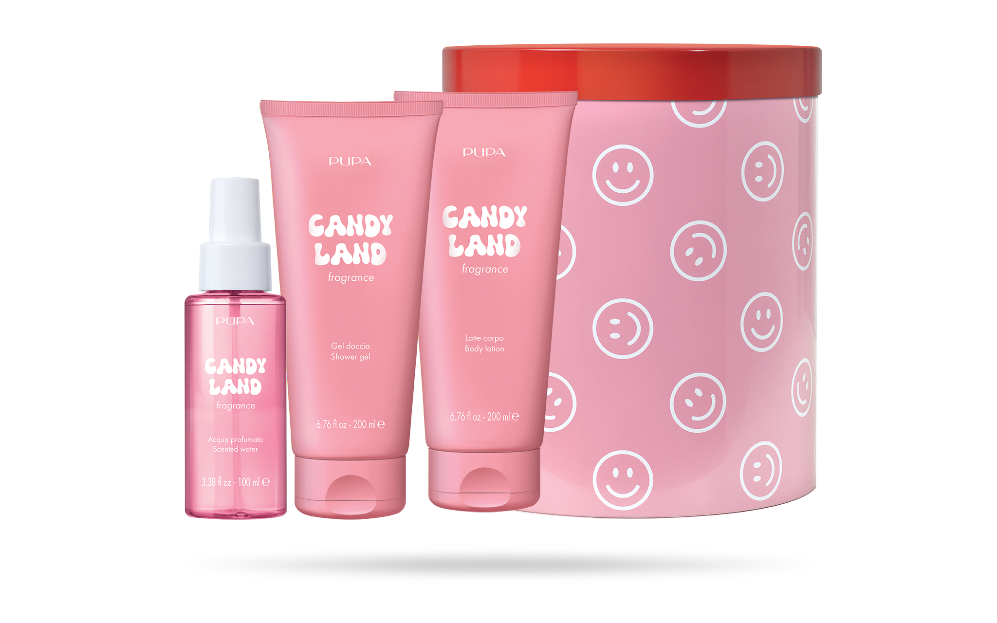 Pupa Milano - Happy Box Kit 4 Shower Gel, Body Milk and Scented Water | MazenOnline