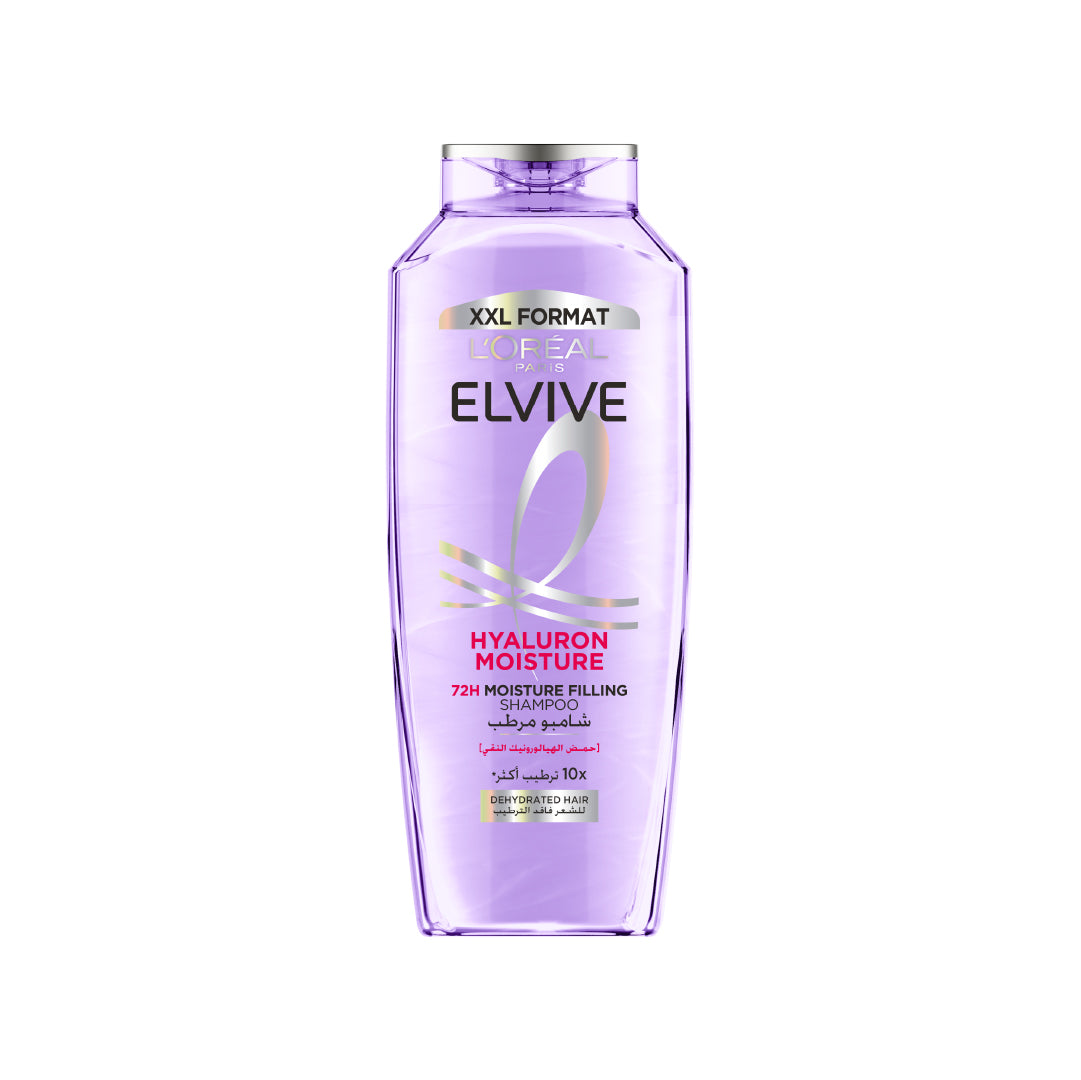 Elvive 72 hours Hyaluron Moisture Filling Shampoo for Reviving Dehydrated Hair