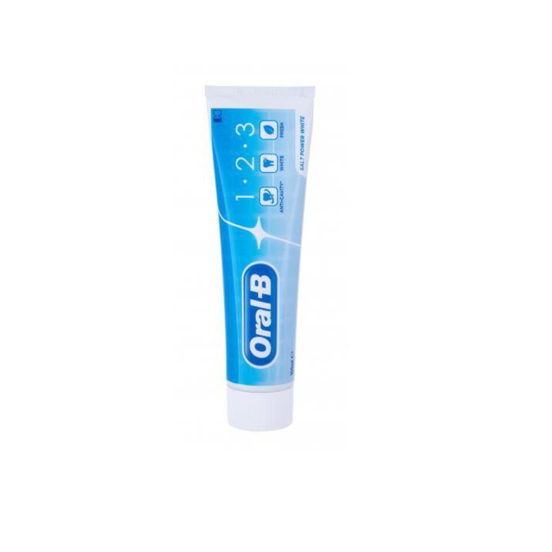 123 Toothpaste Salt Power White - MazenOnline