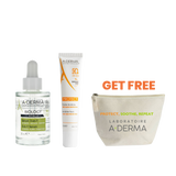 Biology Hyalu 3 in 1 Serum with Hyaluronic Acid + Protect Invisible Fluid SPF50+ + Pouch