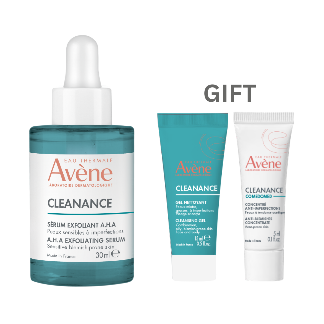 Cleanance Exfoliating Serum AHA + 2 Gift
