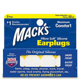 Soft Silicone Earplugs White 2 Pair - MazenOnline