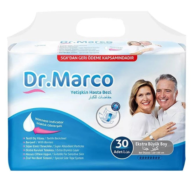 Dr. Marco Adult Diapers XL 30pcs - MazenOnline