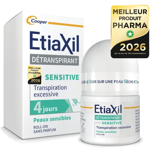 Etiaxil - Detranspirant Sensitive Skin Armpits Roll-On | MazenOnline
