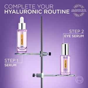 L'Oréal Paris - Hyaluron Expert Eye Serum, Targeted Eye Contour Treatment for Hydration and Plump, with Hyaluronic Acid and Caffeine | MazenOnline