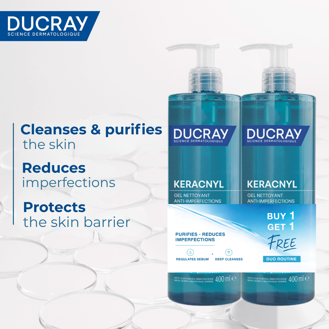 Ducray - Buy One Get One Ducray Keracnyl Foaming Gel 400ml | MazenOnline