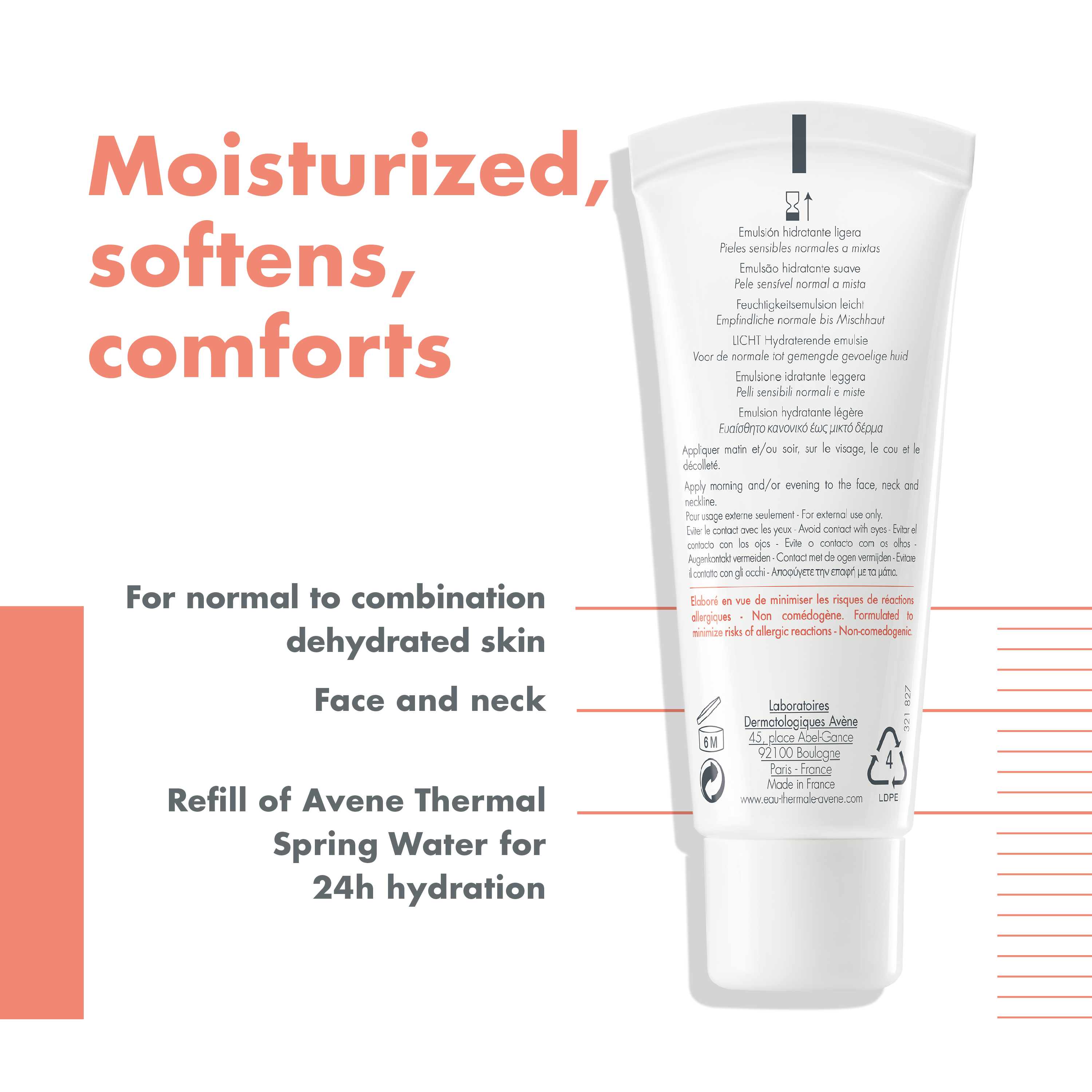 Avène - Buy one Avène Hydrating Emulsion Hydrance Light and get a FREE 150ml Avène Cleansing Foam | MazenOnline