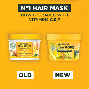 Garnier - Garnier Ultra Doux Banana Vegan Hair Food 3in1 Mask for dry hair, Boosted with Vitamins C, E & F | MazenOnline