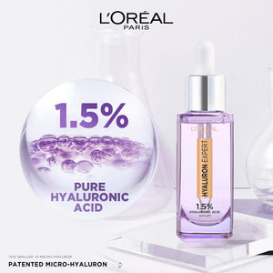 L'Oréal Paris - Hyaluron Expert Replumping Face Serum, with 1.5% Hyaluronic Acid, for Fine Lines Reduction, Hydration and Youthful Looking Skin | MazenOnline