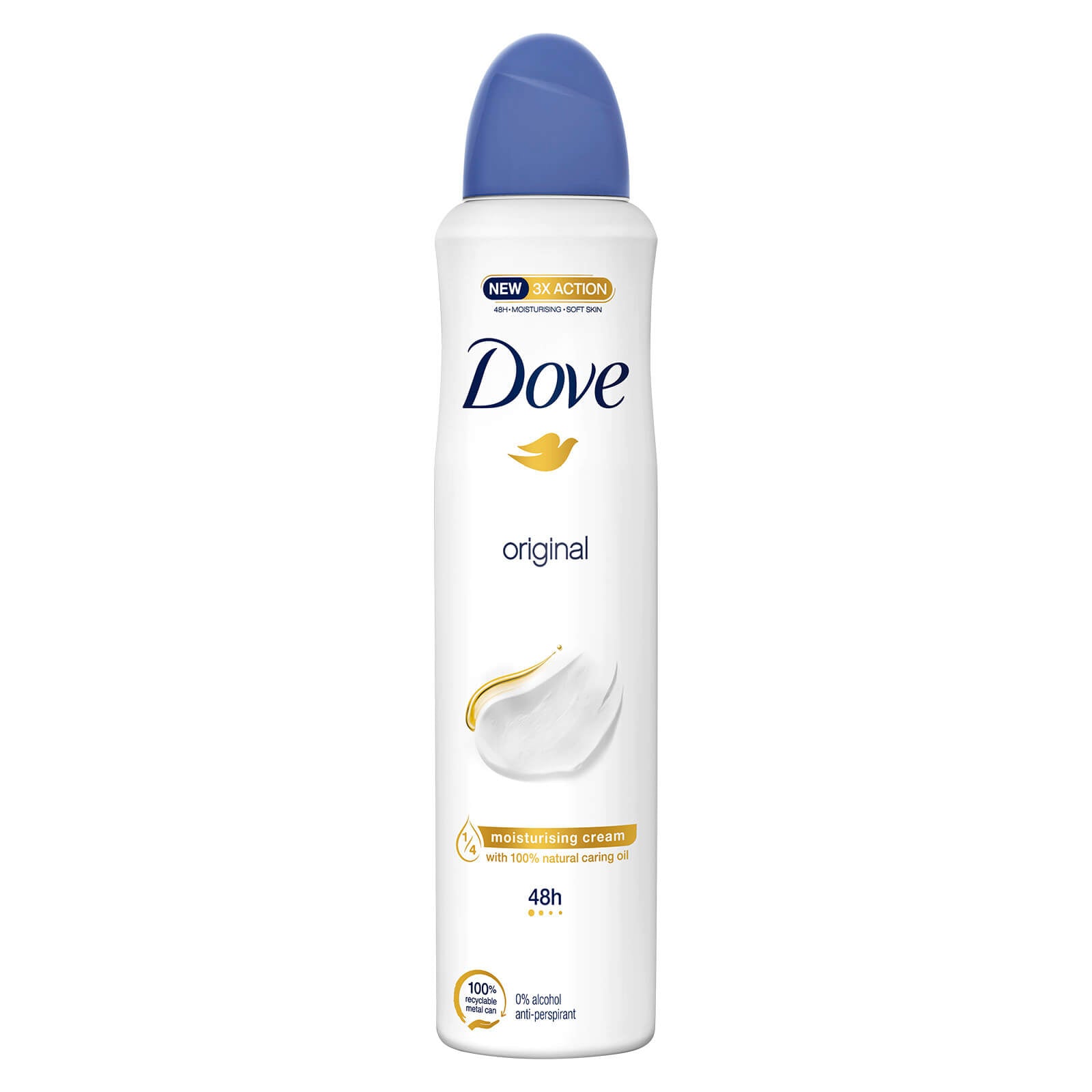 Original Antiperspirant Deodorant Dry Spray Moisturizing Cream 250ml - MazenOnline