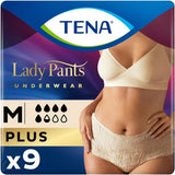 Lady Pants Plus Creme Incontinence underwear with raised waist - MazenOnline