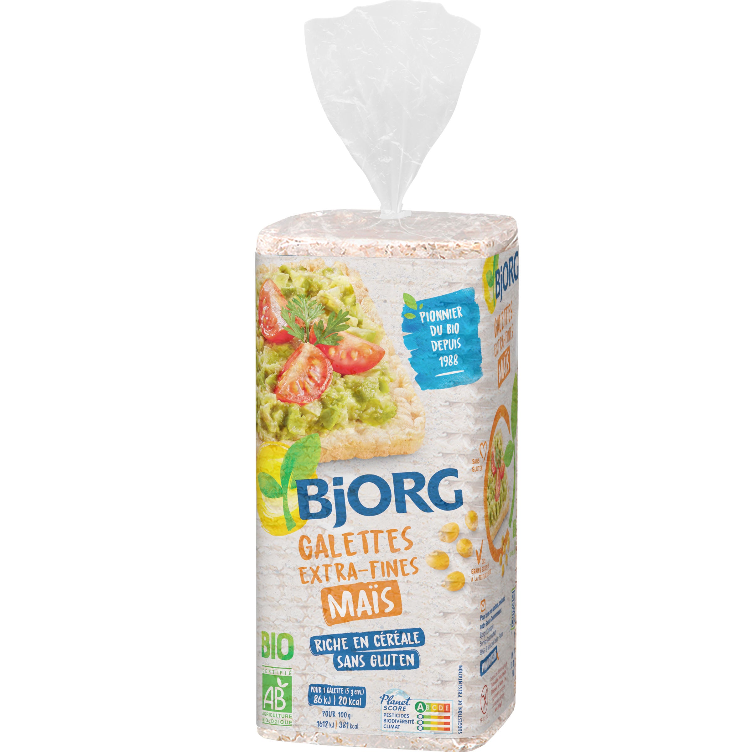 Bjorg - Galettes Maïs Extra-Fines Bio | MazenOnline