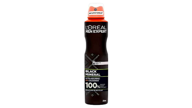 loreal - Men Exp Deo Spr Carb Pro 0% Alum 250 | MazenOnline