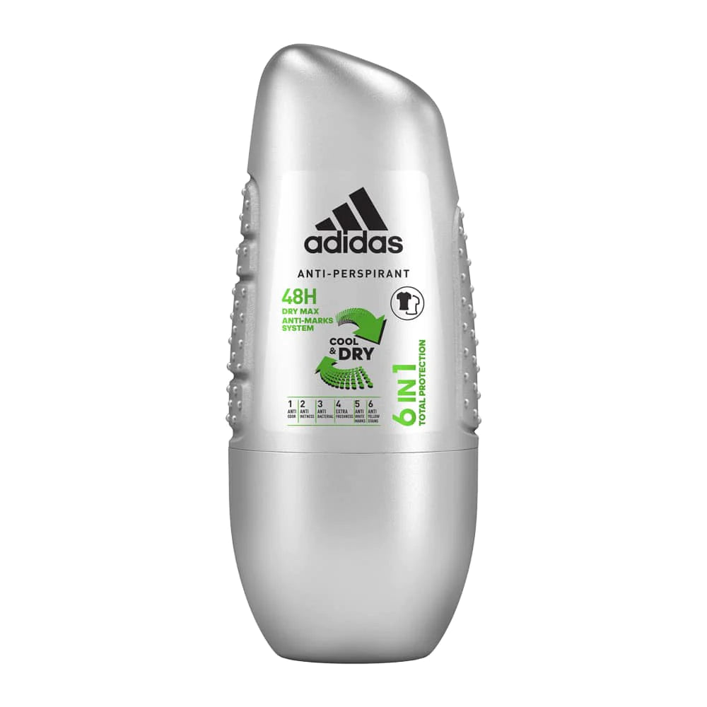 6in1 Cool & Dry antiperspirant deodorant roll-on for men 50ml - MazenOnline