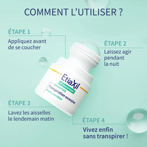 Etiaxil - Detranspirant Sensitive Skin Armpits Roll-On | MazenOnline