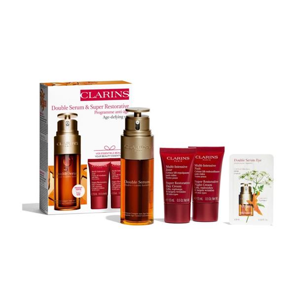 Clarins - Double Serum & Super-Restorative Age-Defying Set | MazenOnline