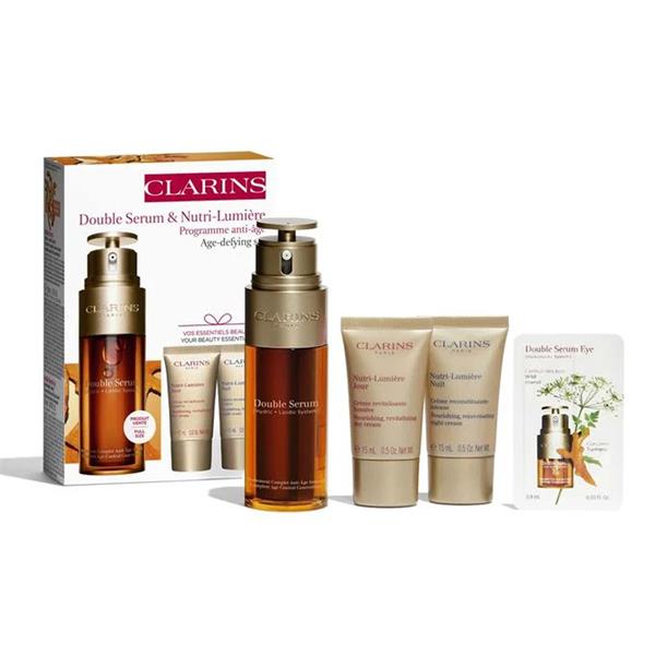 Clarins - Double Serum & Nutri-Lumiere Value Pack | MazenOnline