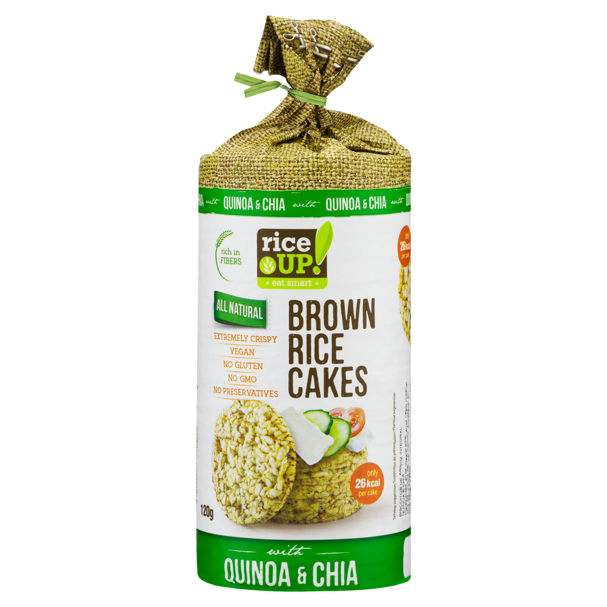 Brown Rice Cakes  Quinoa & Chia - MazenOnline