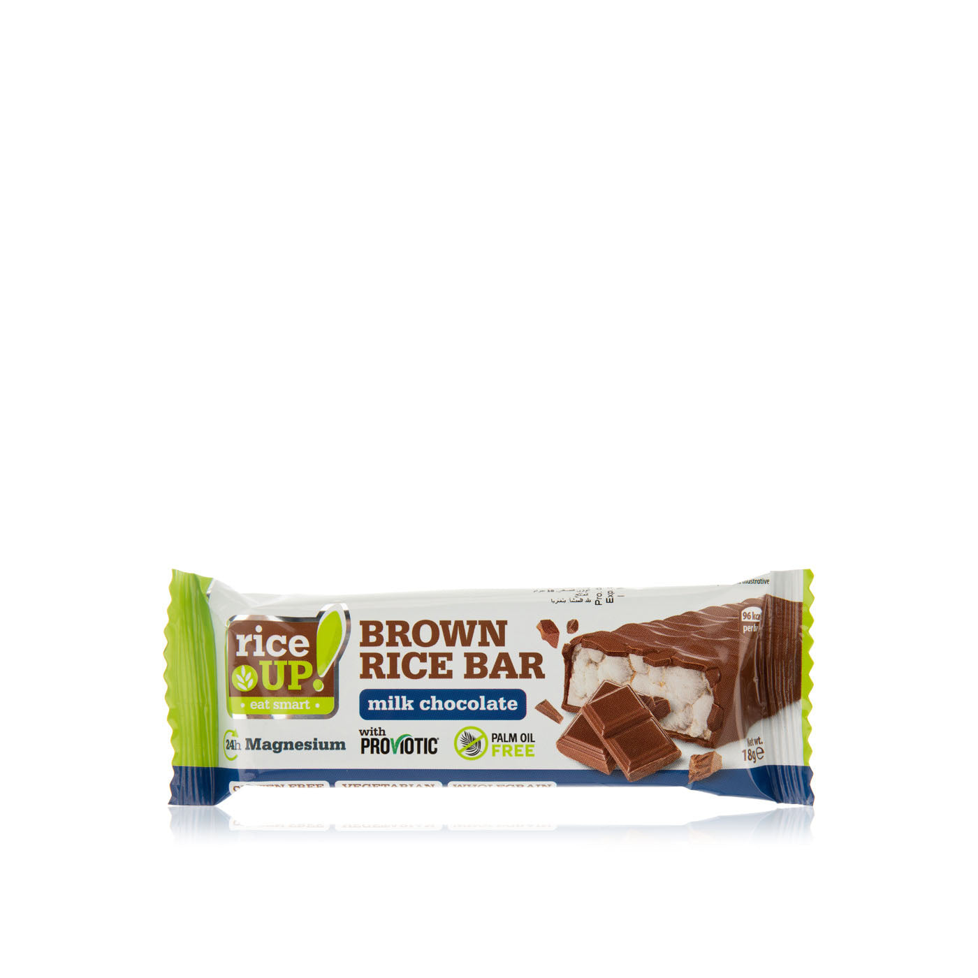 Rice Up milk chocolate bar 18g - MazenOnline