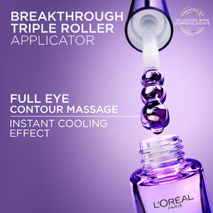 L'Oréal Paris - Hyaluron Expert Eye Serum, Targeted Eye Contour Treatment for Hydration and Plump, with Hyaluronic Acid and Caffeine | MazenOnline