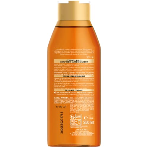 Extreme 3 Nutri-Regenerating Oils Shampoo for Damaged Hair - MazenOnline