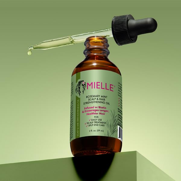 Rosemary Mint Scalp & Hair Strengthening Oil for All Hair Types - MazenOnline