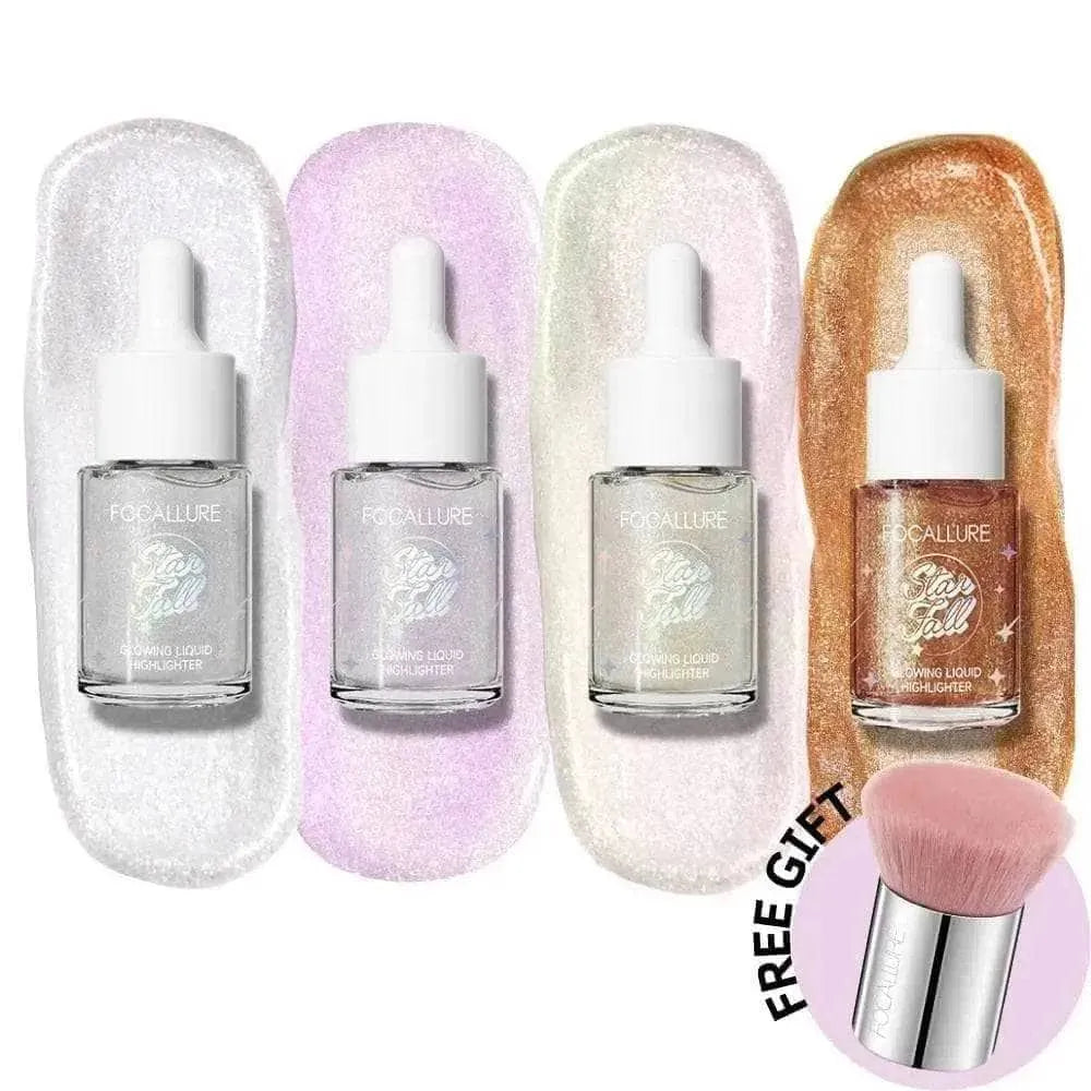 #Color_4PCS Traveler Fancy Body Highlighter Oil Kit(Hl01-HL04)