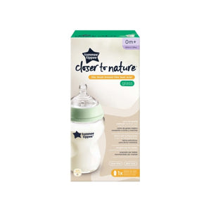 Tommee Tippee - Closer To Nature Glass Bottle 0M+ | MazenOnline