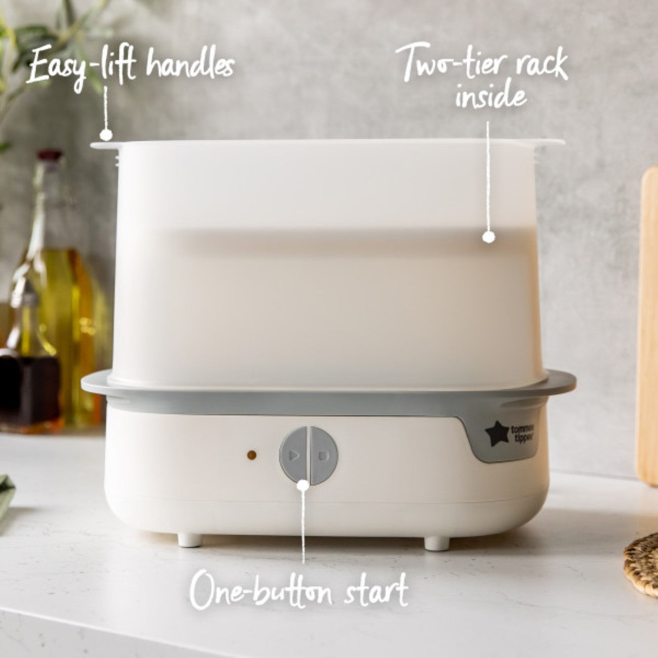 Tommee Tippee - Supersteam Electric Steam Sterilizer 6 Bottles | MazenOnline