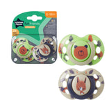 Tommee Tippee - Fun Friends Soothers (6-18M) - Pack of 2 | MazenOnline