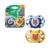 Tommee Tippee - Fun Friends Soothers (6-18M) - Pack of 2 | MazenOnline
