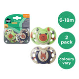 Tommee Tippee - Fun Friends Soothers (6-18M) - Pack of 2 | MazenOnline