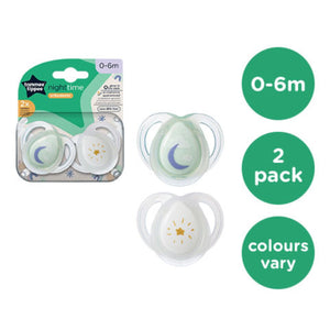 Tommee Tippee - Night Soother 0-6M - Pack of 2 | MazenOnline