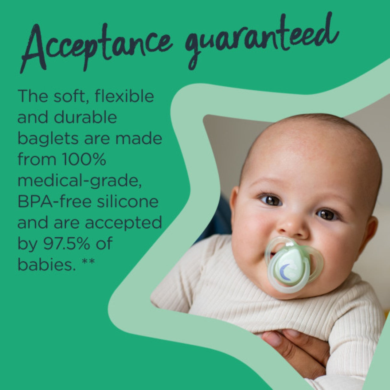 Tommee Tippee - Night Time Soother 18-36M -Pack of 2 | MazenOnline