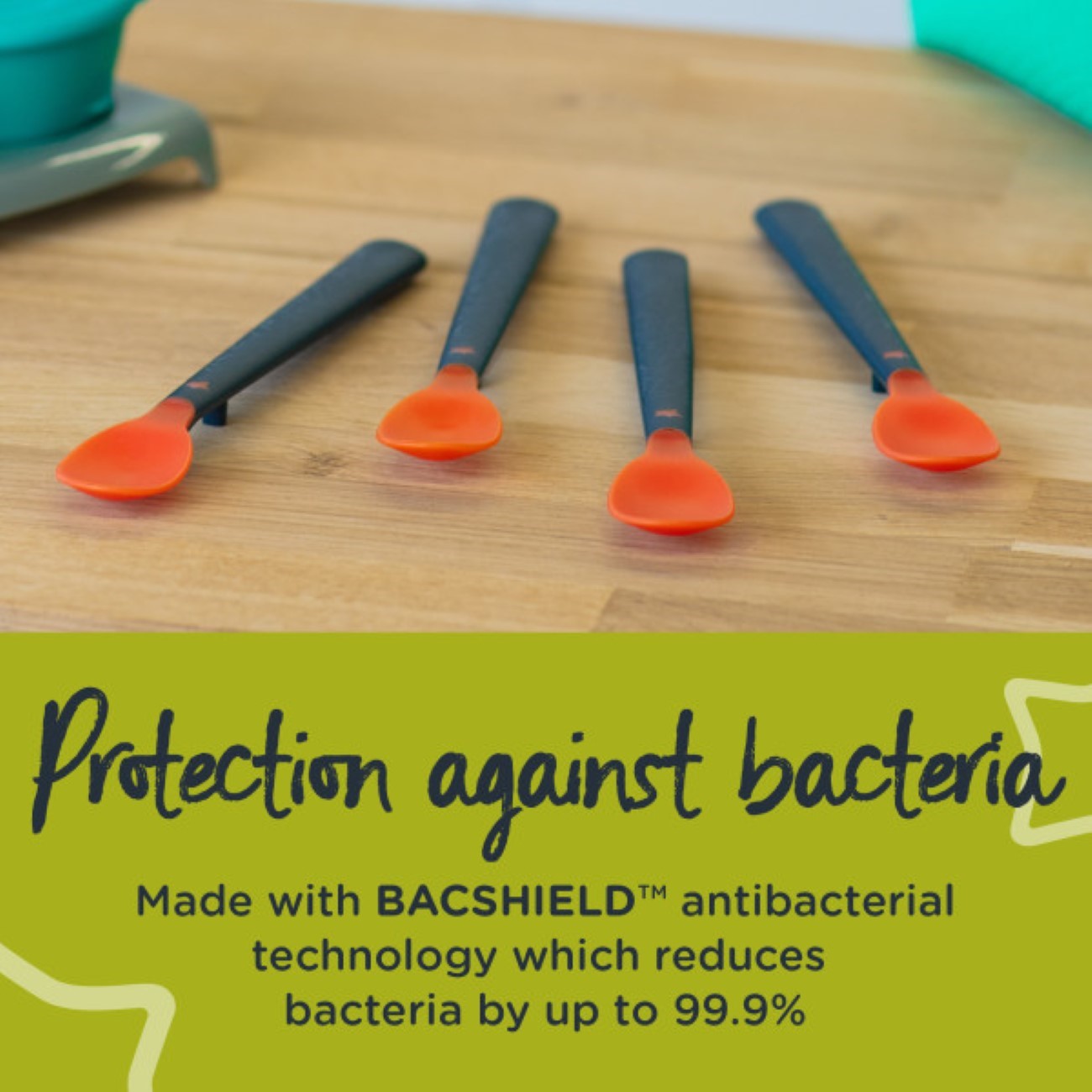 Tommee Tippee - Heat Sense Soft Weaning Spoons - Pack of 4 | MazenOnline