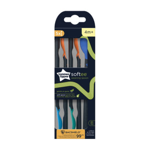 Tommee Tippee - Tommee Tippee Softee Weaning Spoons - Pack of 5 | MazenOnline