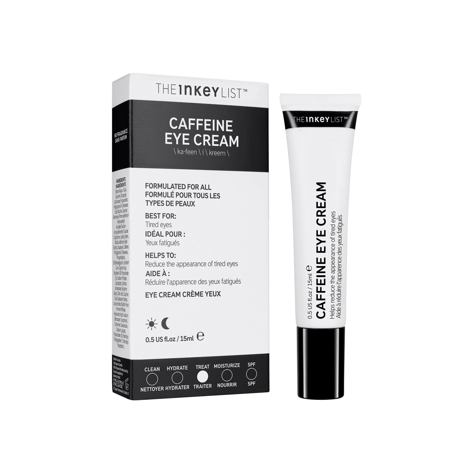 the inkey list caffeine eye cream