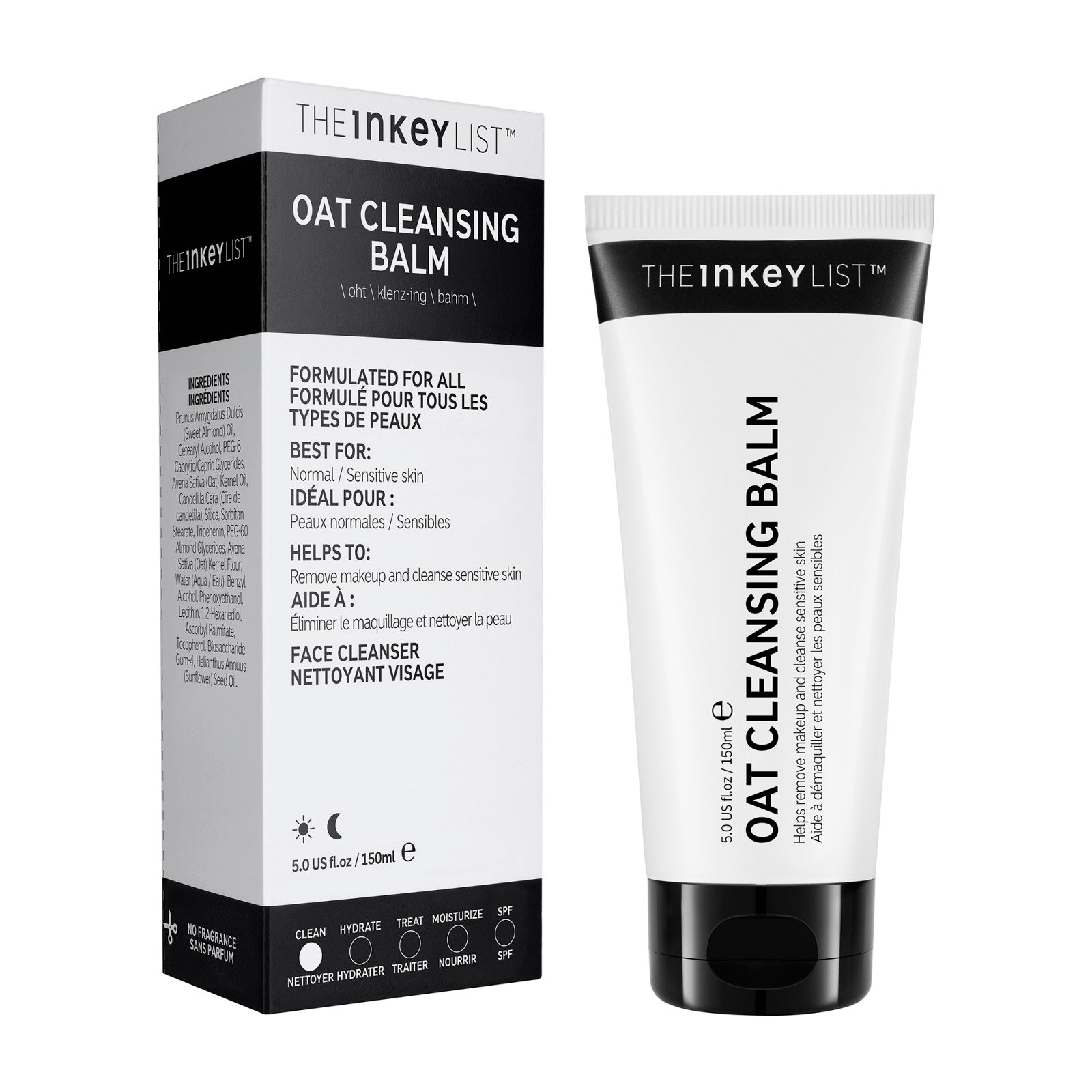 the inkey list oat cleansing balm