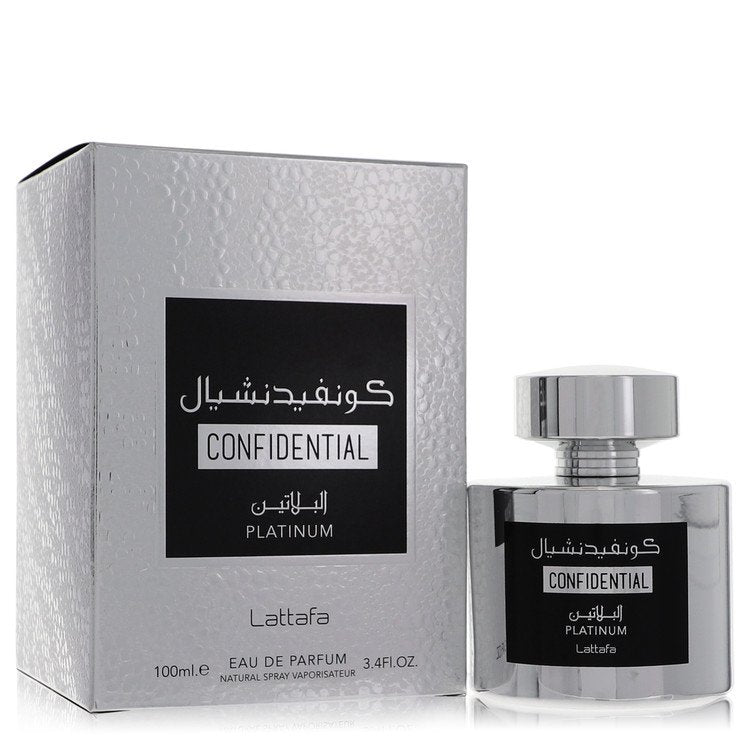 Unisex Confidential Platinum EDP Spray 3.4 oz Fragrances - MazenOnline