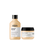 Absolut Repair Shampoo and Travel Size Mask Copack