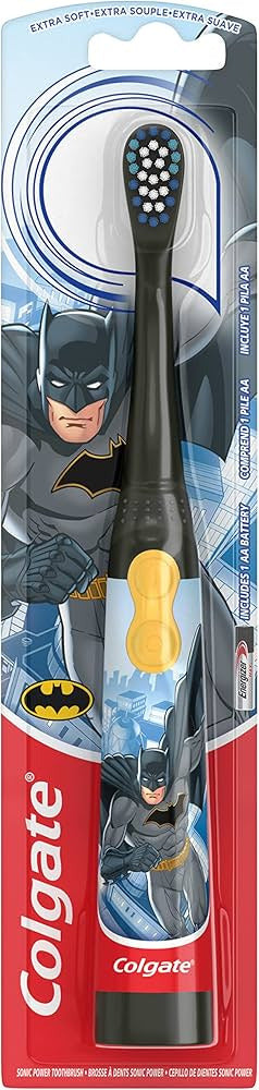 Colgate - Electric Toothbrush Battery Powered Batman Teeth Cleaner Brush | MazenOnline