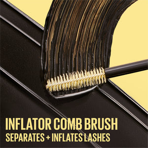 Maybelline New York - Colossal Bubble Mascara Buildable Sleek Volume and Long Lasting 24HR Wear Mascara| Inflator Comb Brush to Separate Lashes | MazenOnline