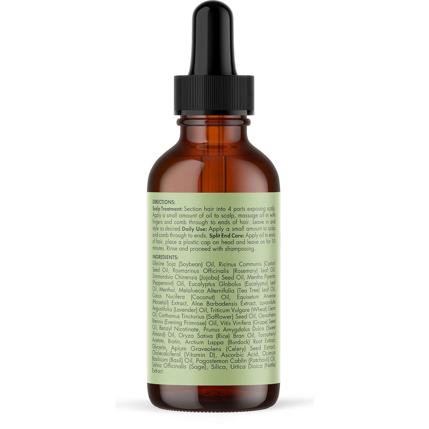 Rosemary Mint Scalp & Hair Strengthening Oil for All Hair Types - MazenOnline