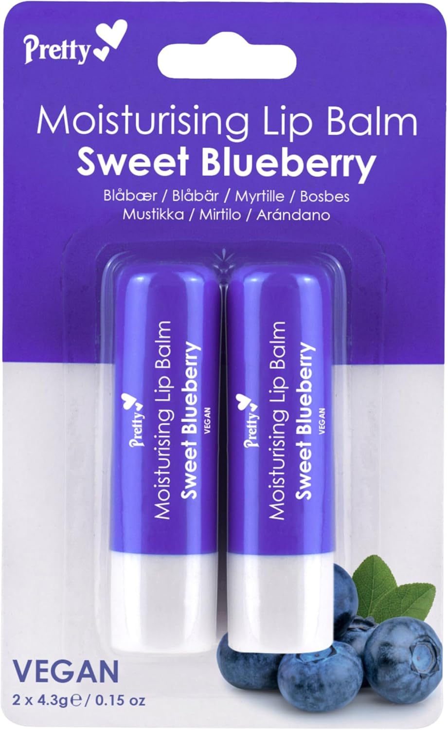 Moisturising Lip Balm Sweet Blueberry