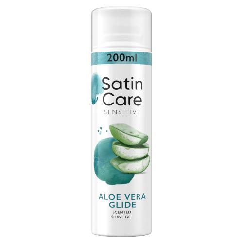 GILLETTE - Satin Care Women's Shave Gel, Aloe Vera Glide | MazenOnline
