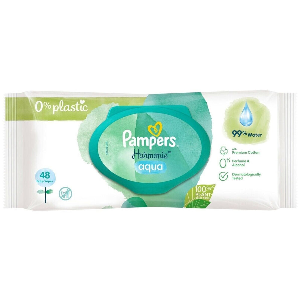 Pampers Baby Wipes Aqua Pure - MazenOnline