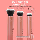 Real Techniques - Custom Complexion Foundation 3-in-1 Makeup Brush | MazenOnline