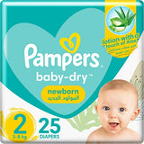 Baby-Dry, Size 2, Mini, 3-8 Kg, Carry Pack, 25 Diapers - MazenOnline